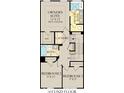 This is a floor plan depicting the second floor layout, including the owner's suite, laundry, and additional bedrooms at 6706 Halsey St, Zionsville, IN 46077
