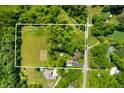 Expansive property showcasing a lush, tree-filled landscape and a well-defined boundary at 5253 W 8Th Street Rd, Anderson, IN 46011
