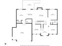 First floor plan details the layout of the Kitchen, Gathering Room, Living Room, Office, and Garage at 6168 Pine Bluff Dr, Avon, IN 46123