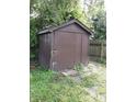 Outdoor shed for storage and lawn equipment at 764 Haugh St, Indianapolis, IN 46222