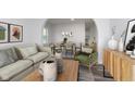 Bright living room showcasing modern furnishings and inviting dining area at 2531 E Brookside Ave, Indianapolis, IN 46218