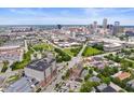 Scenic aerial view of a condo highlighting its proximity to city attractions at 435 Virginia Ave # 101, Indianapolis, IN 46203