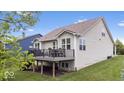 Beautiful home featuring a large deck perfect for entertaining and enjoying the outdoors at 589 Viking Warrior Blvd, Westfield, IN 46074
