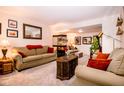 Cozy living room with plush seating, ambient lighting, and stylish decor elements at 3935 Offshore Dr, Columbus, IN 47203