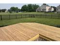 Spacious wooden deck, perfect for outdoor entertaining and relaxation at 1287 Highland Lake Way, Brownsburg, IN 46112