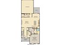 Detailed first-floor floorplan featuring the primary suite, garage, kitchen, dining room and great room at 15387 Alperton Rd, Fishers, IN 46037