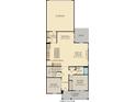 First floor plan showcasing the layout with kitchen, dining, study, and great room at 15395 Alperton Rd, Fishers, IN 46037