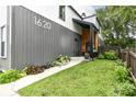 Beautiful modern home with landscaped front yard at 1620 W New York St, Indianapolis, IN 46222