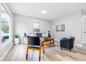 Bright living room featuring modern furniture and light wood flooring at 2315 Spann Ave, Indianapolis, IN 46203