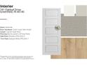 Interior door, Cayman Style Wool carpet, and Marina Lantern Hill Vinyl Plank flooring at 741 Oakleaf Dr, Greenfield, IN 46140