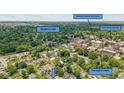 Aerial view showcases the proximity to Mayberry Cafe and Hendricks County Court House at 245 S Washington St, Danville, IN 46122
