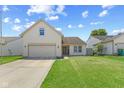 Charming home featuring a two-car garage, neat lawn and lovely curb appeal at 10693 Newgate Ln, Indianapolis, IN 46231