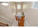 Two-story foyer with great natural light and view of front door at 12772 Tram Ln, Carmel, IN 46032