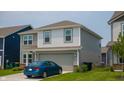 Inviting two-story home with attached garage and well-maintained landscaping at 2916 W Bargello Ln, Monrovia, IN 46157