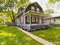 The property is enhanced by professionally designed landscaping at 706 N Euclid Ave, Indianapolis, IN 46201