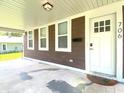 The front porch is a great place to relax and unwind at 706 N Euclid Ave, Indianapolis, IN 46201