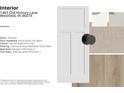 Close up of doors, hardware, carpet, and flooring details showing color selections at 1465 Old Hickory Ln, Westfield, IN 46074