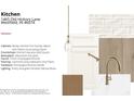 Close up of kitchen hardware, cabinets, countertops, and flooring selections at 1465 Old Hickory Ln, Westfield, IN 46074