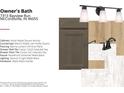 Bathroom design options of the new construction home at 7313 Bayview Run, McCordsville, IN 46055