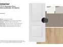 Interior design finish options of the new construction home at 7313 Bayview Run, McCordsville, IN 46055