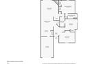 Detailed floor plan showing layout of living room, bedrooms, kitchen, and study room with dimensions at 3620 N Lakeside Dr, Muncie, IN 47304