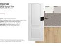 Sample selections of the doors, floors, and wall paints, showing design options at 6894 Renoir Way, Avon, IN 46123