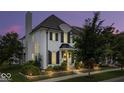 Charming two-story home with black shutters and professional landscaping at 1655 Avondale Dr, Westfield, IN 46074