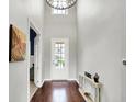 Bright foyer with hardwood floors, high ceilings and plenty of natural light at 2789 W High Grove Cir, Zionsville, IN 46077