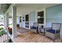 Relaxing front porch with comfortable seating and a view of the quiet neighborhood at 4641 Crittenden Ave, Indianapolis, IN 46205