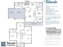 Detailed floor plan showcasing the layout of the home, including bedrooms, kitchen, and living areas at 0 Goat Hollow Lot 4, Martinsville, IN 46151