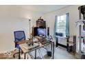 A bedroom is set up as a home office at 1255 Crabapple Rd, Franklin, IN 46131