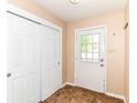 Bright foyer features a closet and tile flooring as you enter this beautiful home at 392 Aspen Dr, Carmel, IN 46032