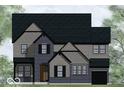 Charming two-story home with mixed materials and a dark gray roof at 21025 Thornborough Dr, Westfield, IN 46074