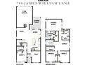 Detailed floor plan showcasing open layout, kitchen, Gathering, owner's retreat, bedrooms, and two-car garage at 19313 Winter Wheat Ln, Westfield, IN 46074