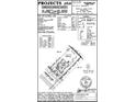 Detailed plot plan showing lot lines, easements, utilities, and surrounding streets in the community at 7505 Firecrest Ln, Camby, IN 46113