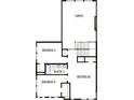 Upper level layout showing open area, bedrooms 3 and 4, plus shared bath and retreat area at 19602 Wood Farm Pl, Westfield, IN 46074