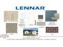 Selection of home materials, including flooring, cabinetry, siding, brick and bath/kitchen finishes in neutral tones at 5084 Foxley Park Ln, Avon, IN 46123