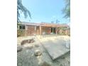 Spacious backyard patio with pergola, perfect for outdoor entertaining at 623 Chariot Ln, Indianapolis, IN 46227