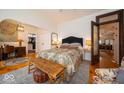 Inviting bedroom with a comfortable bed, stylish decor, and plenty of natural light at 7728 W 200 S, New Palestine, IN 46163