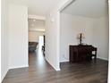 Inviting entryway showcases stylish hardwood floors and leads into the living spaces at 1351 Byron St, Greenfield, IN 46140