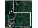 Aerial view of a large property featuring mature trees, a winding driveway, and a luxury home with a pool at 2825 E 216Th St, Cicero, IN 46034