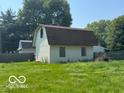 Exterior backyard view of a detached garage at 2914 E Blue Ridge Orch, Shelbyville, IN 46176