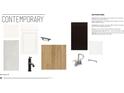 Contemporary bathroom featuring white cabinets, sleek fixtures, and modern countertops at 3906 Holly Brook Dr, Westfield, IN 46074