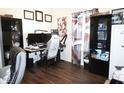 Bright and well-appointed home office with modern furniture and decor, perfect for remote work at 6563 Enclave Blvd, Greenwood, IN 46143