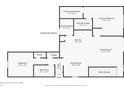 Home plan featuring kitchen, bedroom, Gathering room, laundry, primary suite, entry, and dining room at 14474 Treasure Creek Ln, Fishers, IN 46038