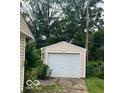 Detached one car garage at 5312 N Kercheval Dr, Indianapolis, IN 46226