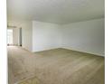 Bright, open living room with neutral carpet and fresh white walls, ready for personalization at 1217 S Post Rd, Indianapolis, IN 46239