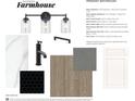 Primary bathroom selections including vanity, tile, countertops and flooring at 6638 Dogwood Dr, McCordsville, IN 46055