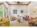 Comfortable living room with large windows and neutral color palette at 817 Hickory Way, Noblesville, IN 46062
