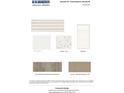 Image shows the interior selections for the home: cabinets, carpet, vinyl flooring, quartz countertop, and wall paint at 3333 Godby Dr, Sheridan, IN 46069